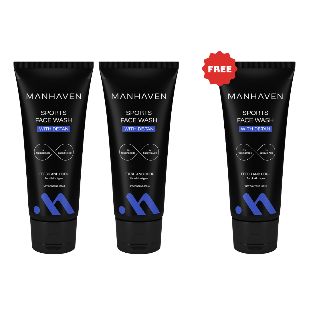 Manhaven Sports Facewash Buy 2 Get 1 Free | Diwali offer | Limited stock