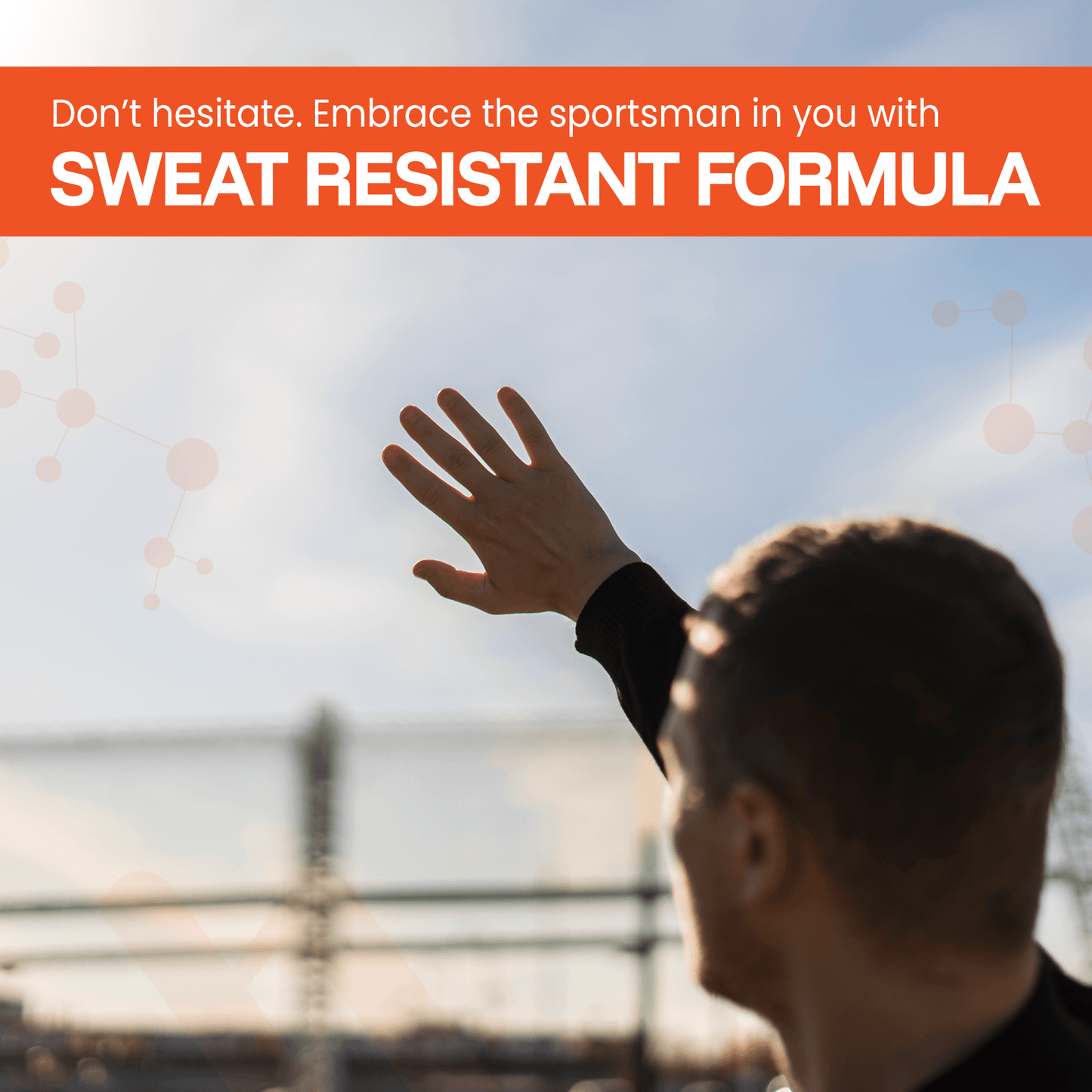 Manhaven Sports Sunscreen, Sweat Resistant Formula, SPF 50 | PA+++, with Vitamin C, Niacinamide & Hyaluronic Acid - 50g