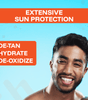 Manhaven Sports Sunscreen, Sweat Resistant Formula, SPF 50 | PA+++, with Vitamin C, Niacinamide & Hyaluronic Acid - 50g
