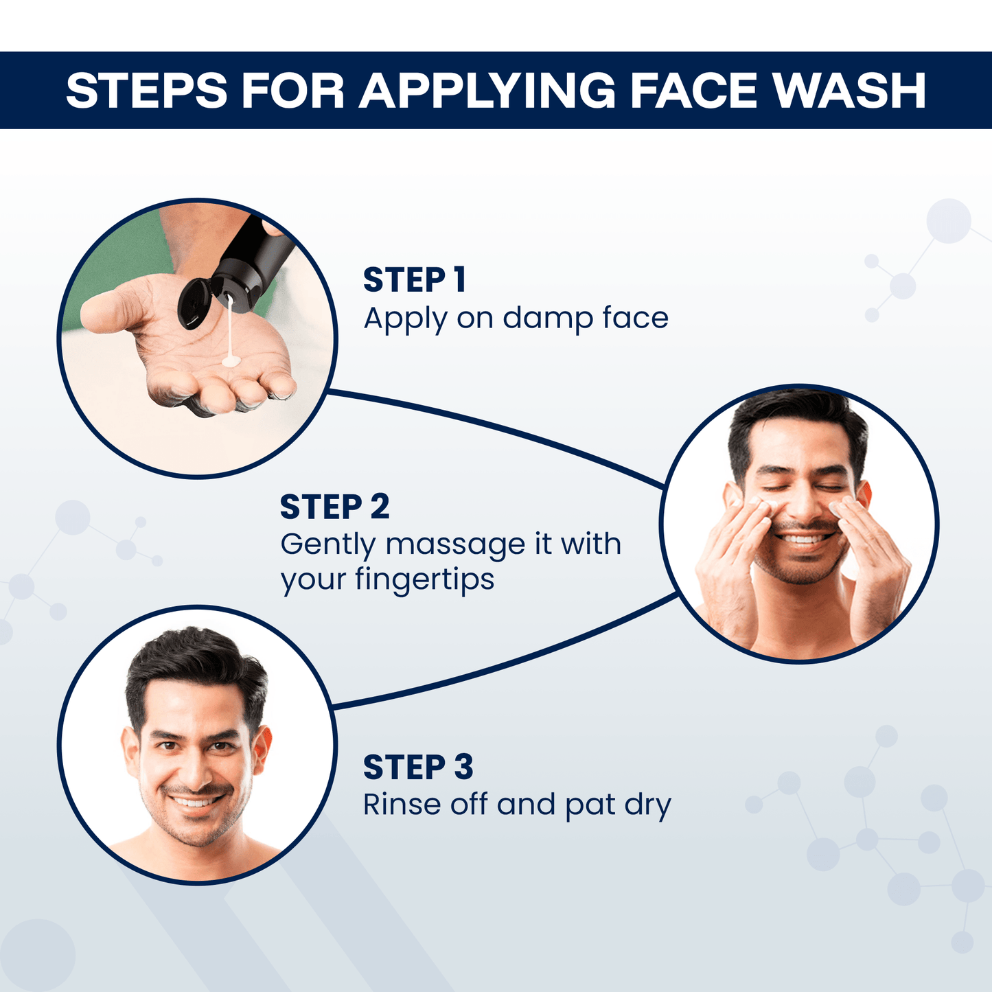 Manhaven Explore Face Wash, with Salicylic Acid, Niacinamide & Hyaluronic Acid